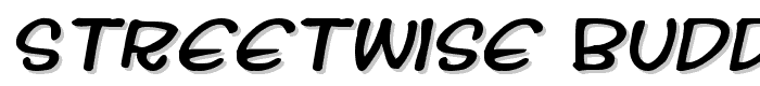 Streetwise buddy font